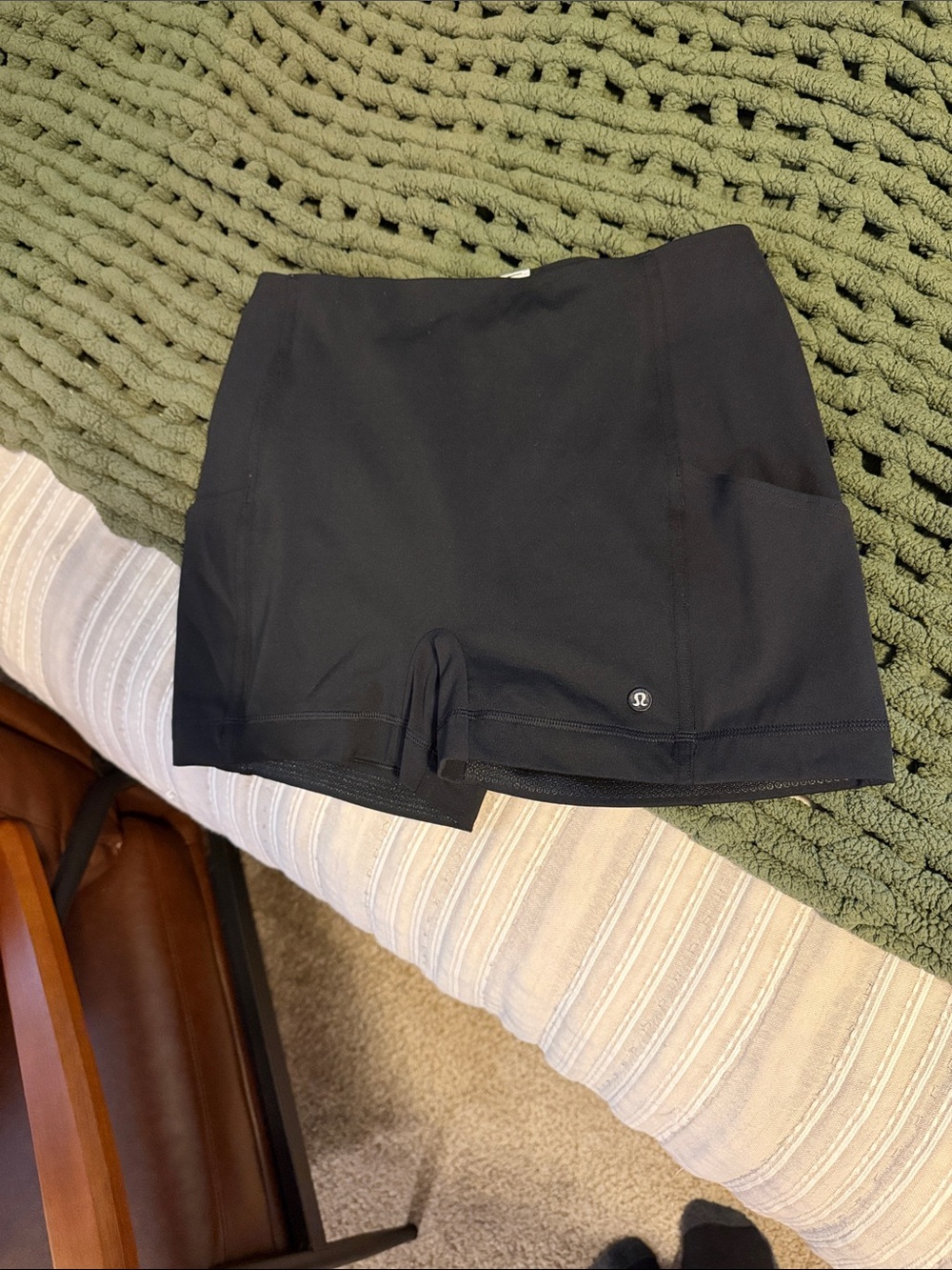 lululemon athletica Black Active Skort with Liner